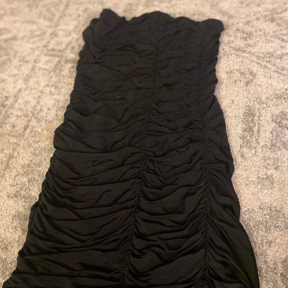Black mini dress
